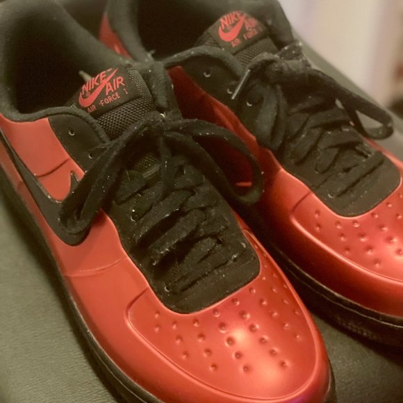 ❤️ nike air force 1 foamposite red
